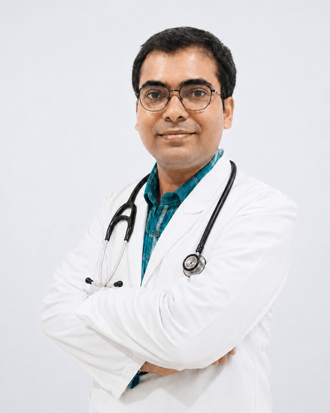 Dr. Sarvjeet Kumar, Gastroenterologist at Triveni Superspeciality Clinic.
